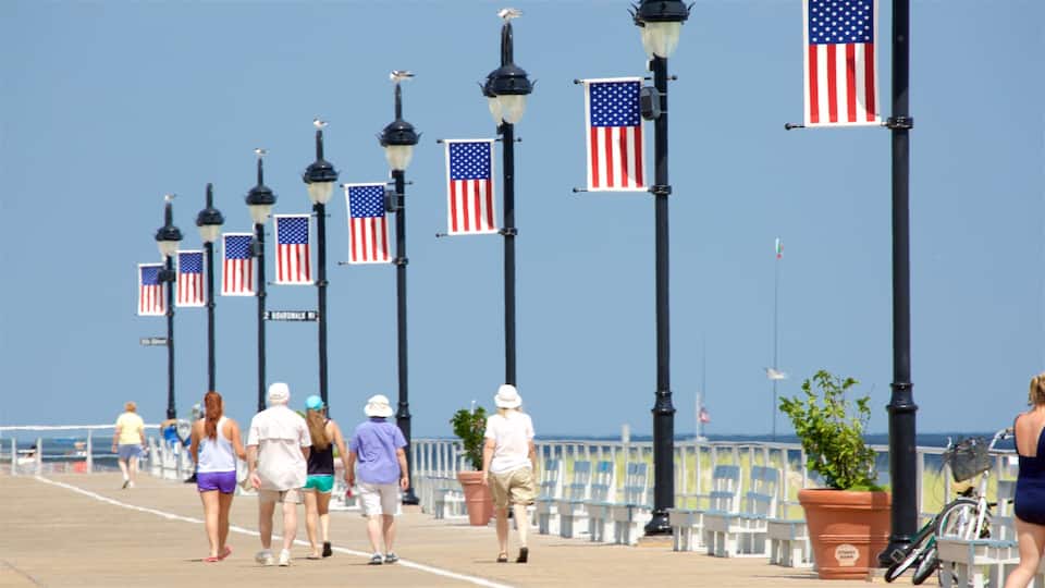 Ocean City which includes street scenes as well as a large group of people