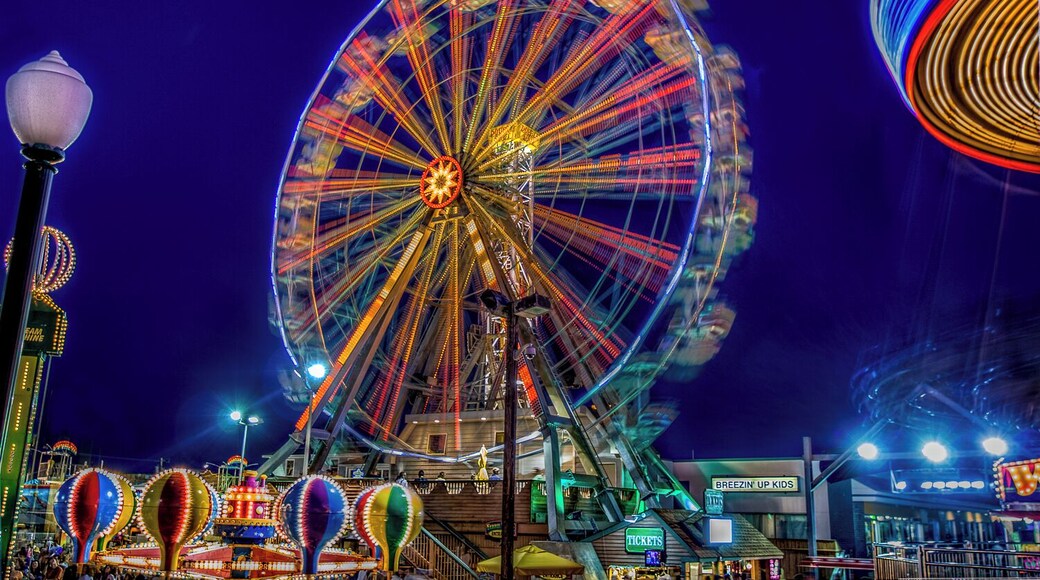 This is an old style fair on the Ocean City NJ board walk.