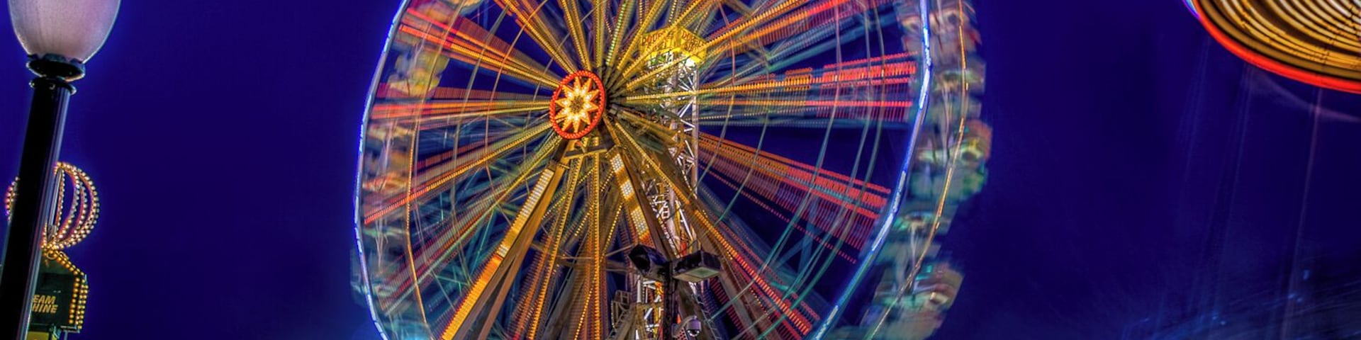 This is an old style fair on the Ocean City NJ board walk.