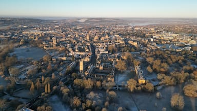 aerial view of Oxford