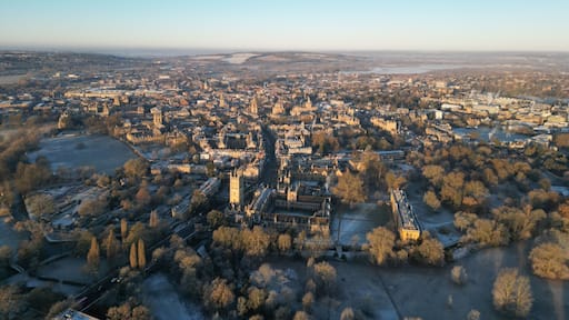 aerial view of Oxford