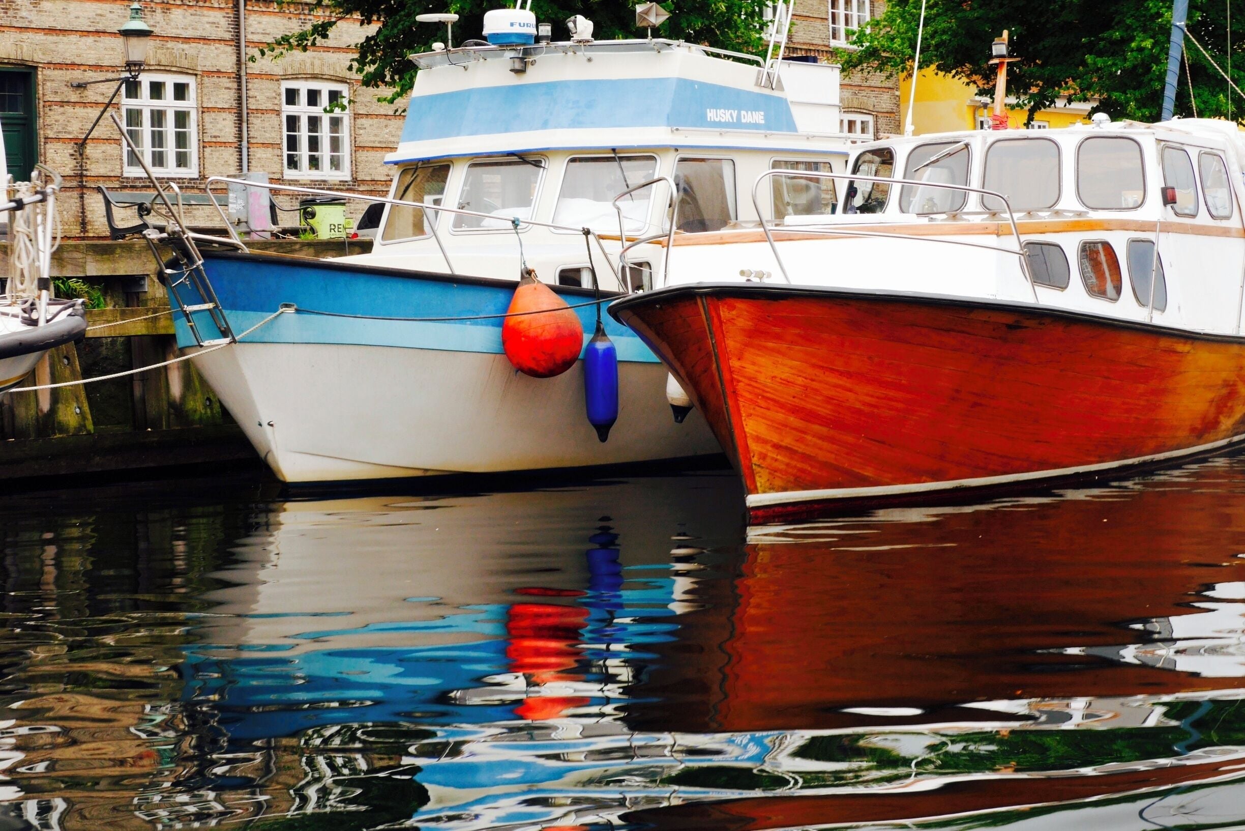 During the 1600's Denmark was very rich, the king at the time Christian IV expanded Copenhagen by adding Christianshavn (Christians Harbour) for the large numbers of navy personnel. Christianshavn was modelled after Amsterdam. This is a vibrant street, with many different coloured houses. If you take the canal cruise you will ride down the centre, which is fun to see it from a different view. 