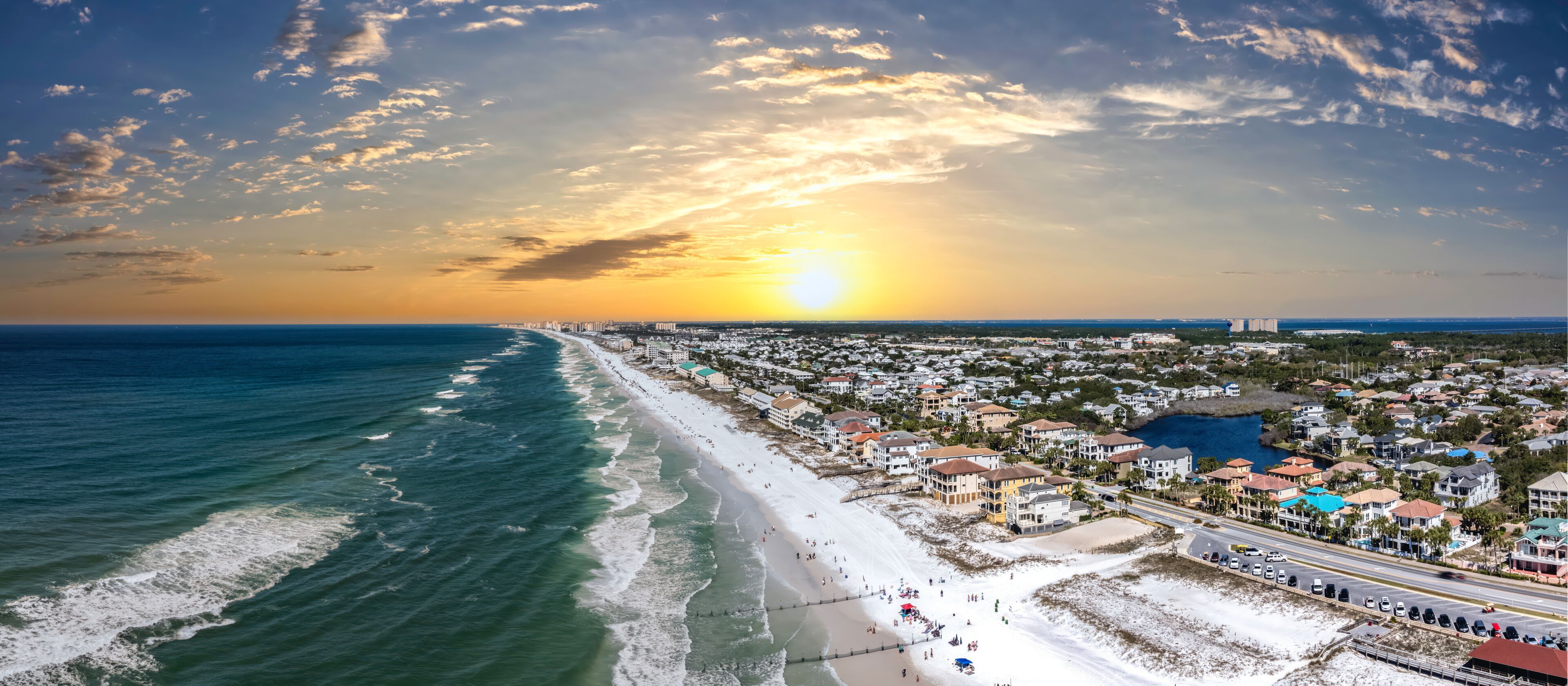 Destin Florinda beach Sunset view