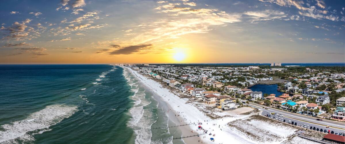 Destin Florinda beach Sunset view