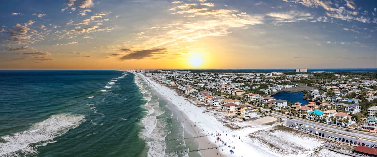 Destin Florinda beach Sunset view