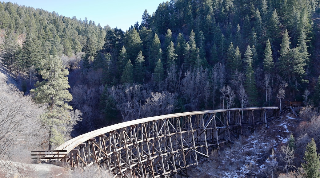 Mexican Canyon Trestle of Alamogordo and Sacramento Mountain Railway in Cloudcroft