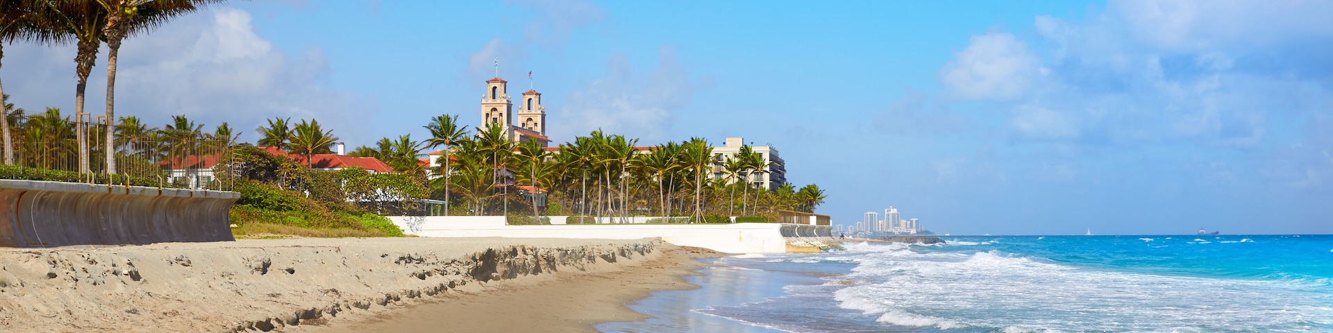 Palm Beach beach coastline Florida US