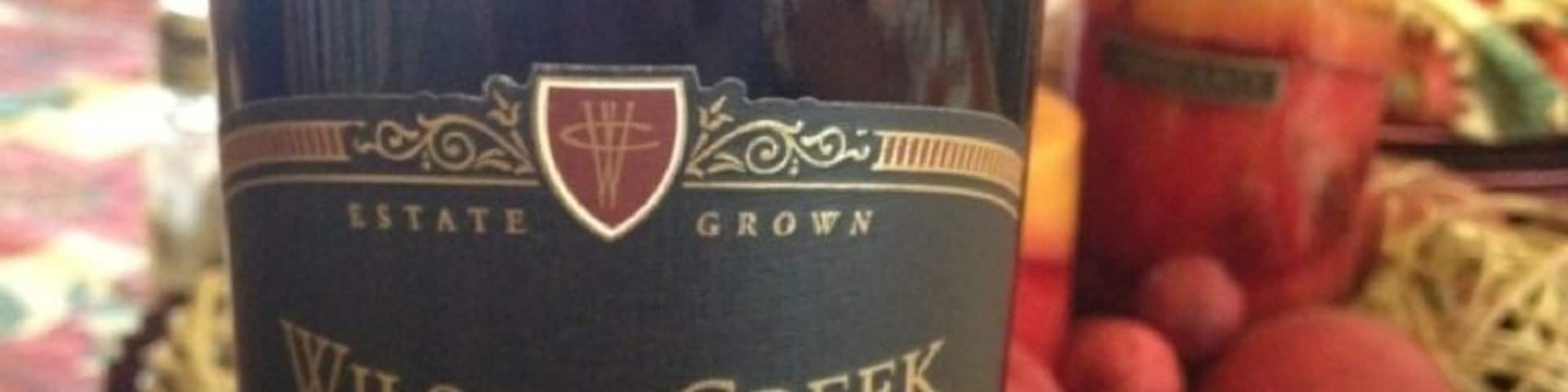 You guys know how I love going to the winery this is one from Wilson Creek family reserve Zinfandel that I got from my brother when he was here visiting me from Germany ... Some say it's the best wine ever.. It is a little pricey I would say about $54 a bottle but it's worth it for a special occasion..