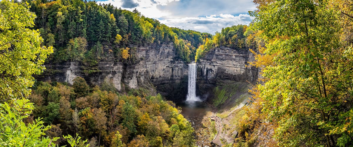 Taughannock Falls Tompkins County New York