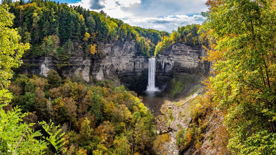 Taughannock Falls Tompkins County New York