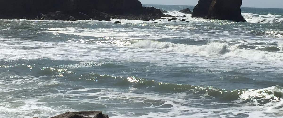 Pretty spot with a few little shops