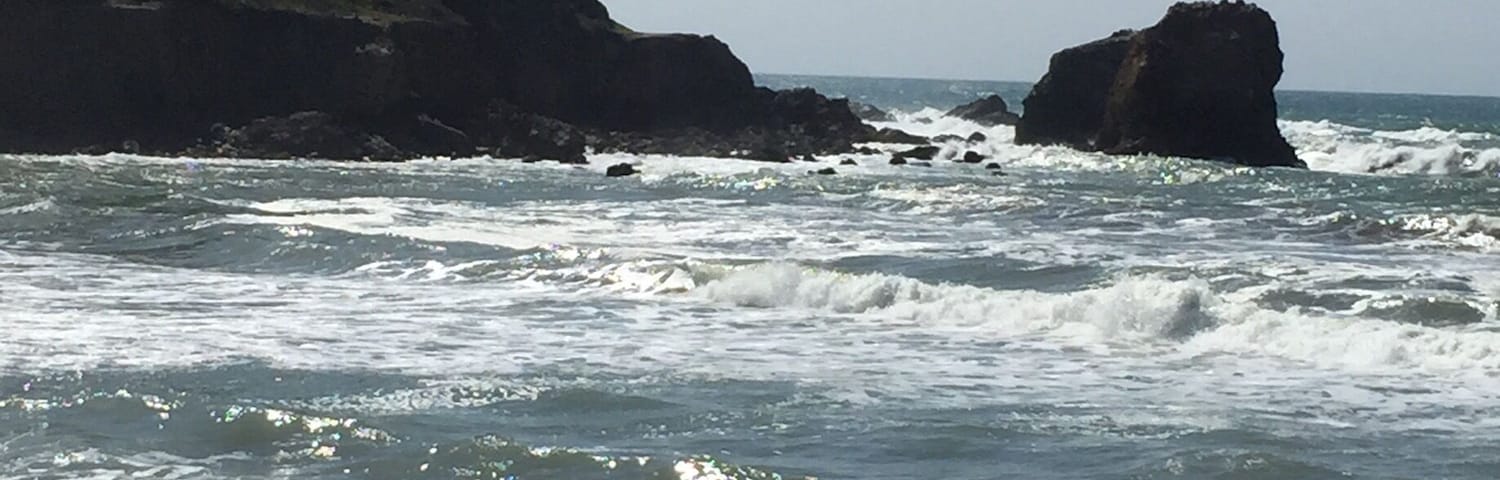 Pretty spot with a few little shops