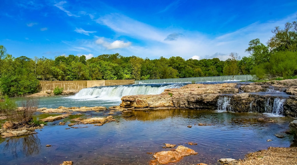 waterfalls on a summer day in the midwest