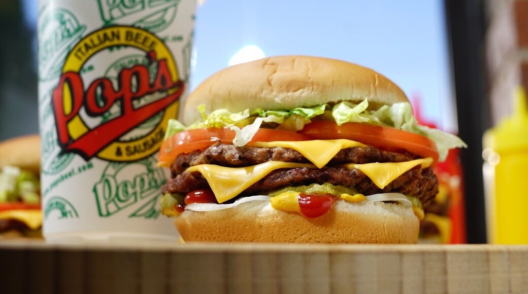 While well-known as one of the best in the Chicago area for their Italian Beef and Sausage, Pop's Beef also offers an extremely tasty cheeseburger (single, double and triple). They have 14 locations in the Chicago area, so be sure to check them out the next time you have a chance. Visit www.PopsBeef.com for their locations.