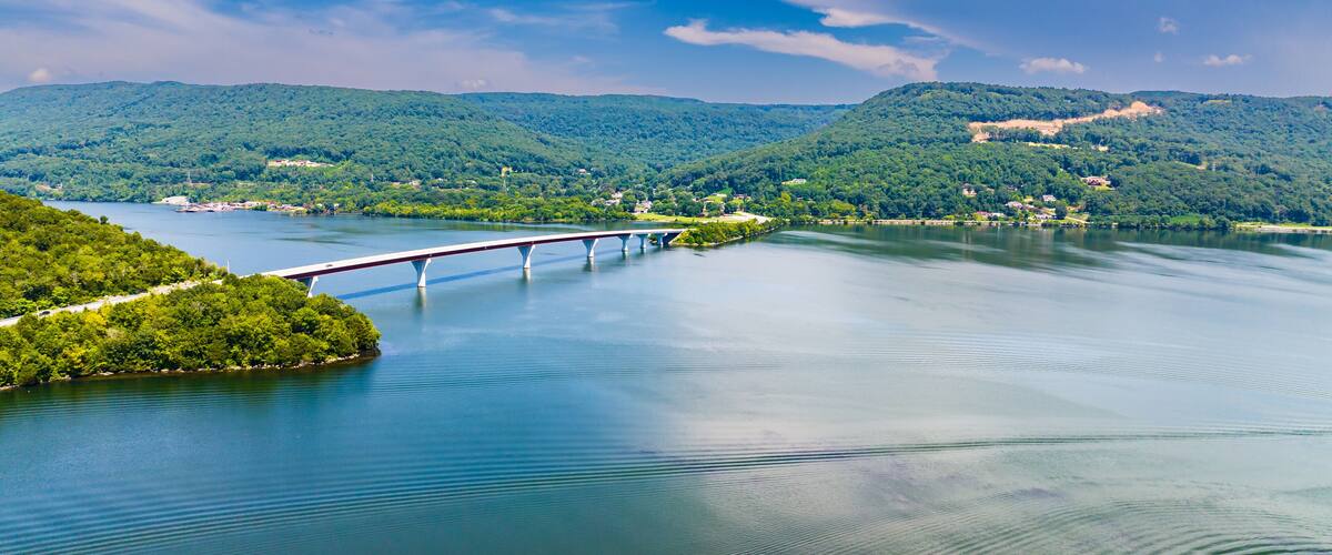 Tennessee River Nickajack Lake Tennessee Valley Mountains