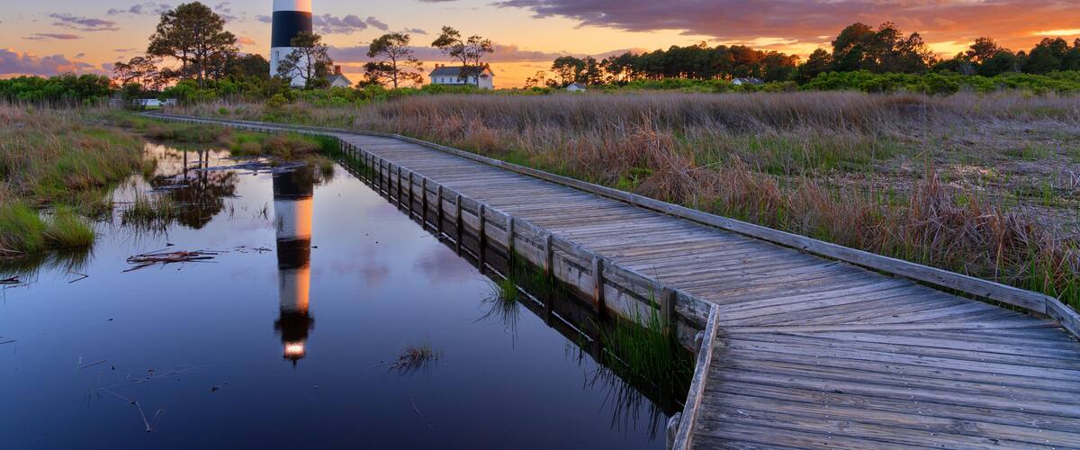 Bodie Island Light Station, Outer Banks, North Carolina, USA