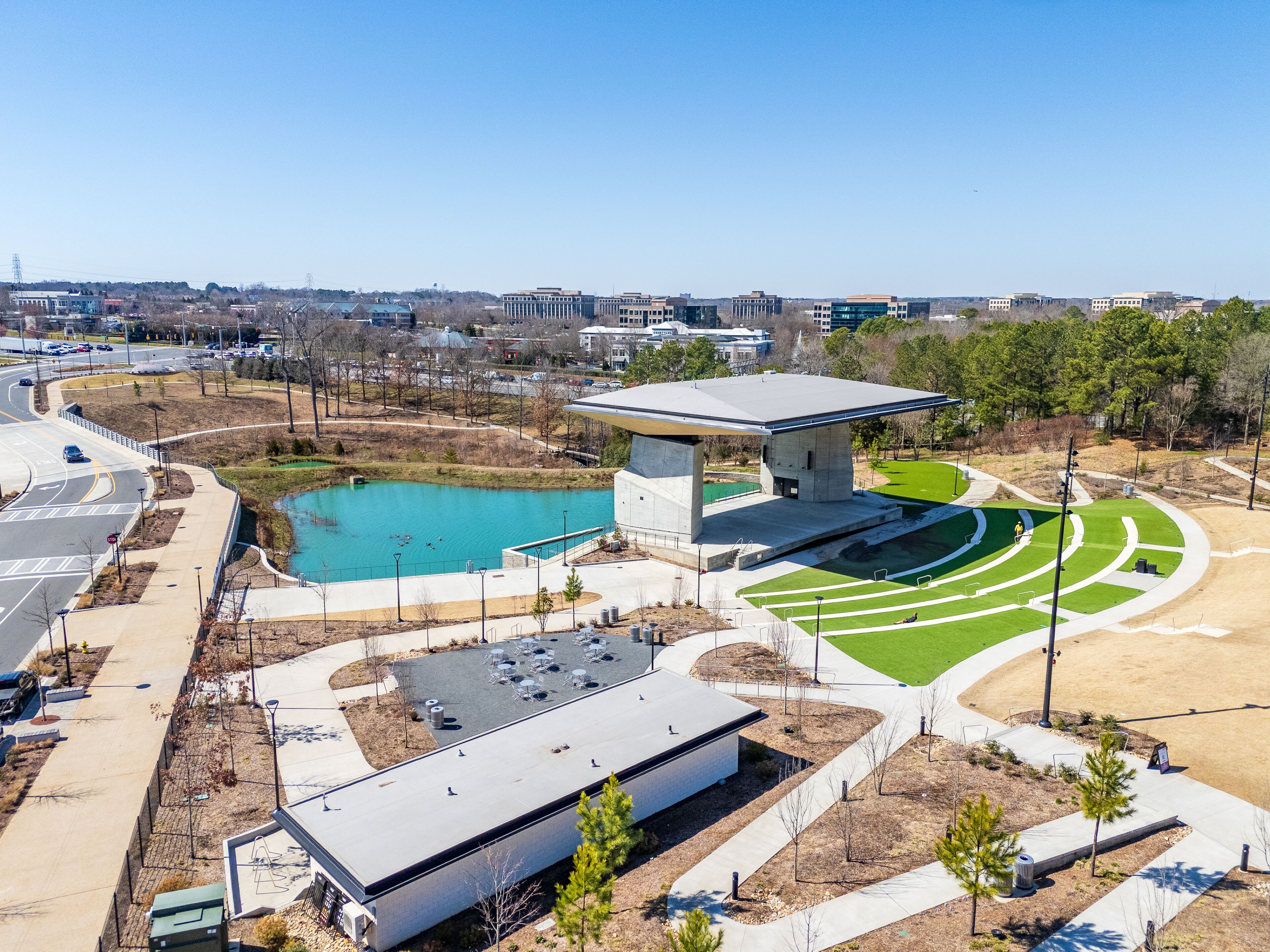 Amphitheater at the bowl of Ballantyne- Charlotte NC