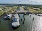 The Cedar Island Ferry, Cedar Island, North Carolina, United States. Cedar Island, North Carolina, United States.