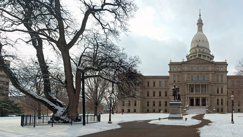 Panorama of Lansing Capitol Building