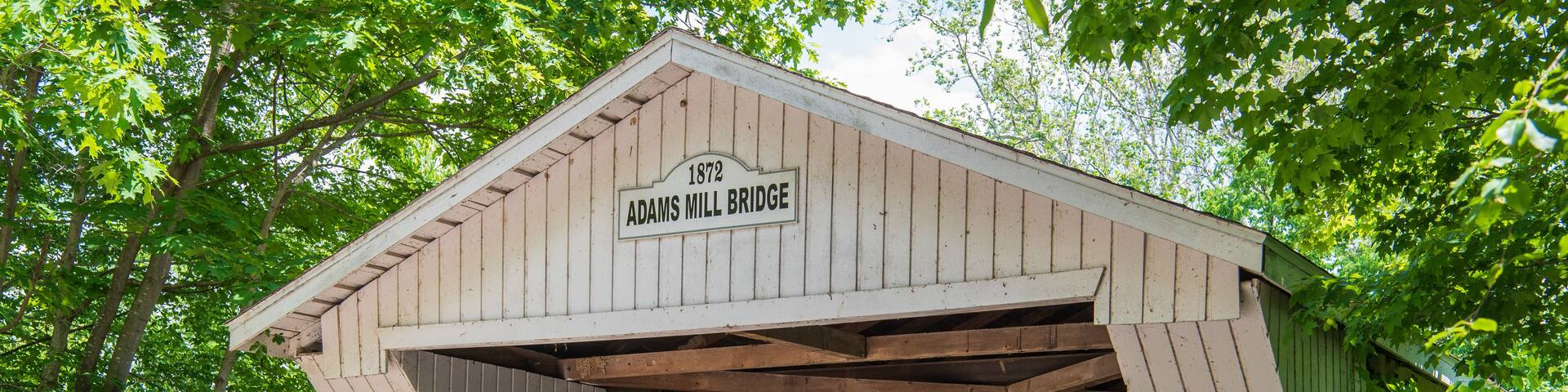 Adams Mill Covered Bridge, Cutler, Carroll County, Indiana