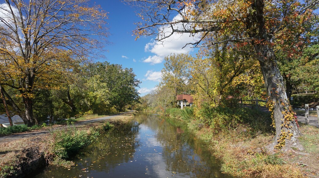Washington Crossing, NJ: The Delaware Canal Towpath, a National Recreation Trail, runs along a 19th-century canal built to transport coal from the Upper Lehigh Valley to Philadelphia.