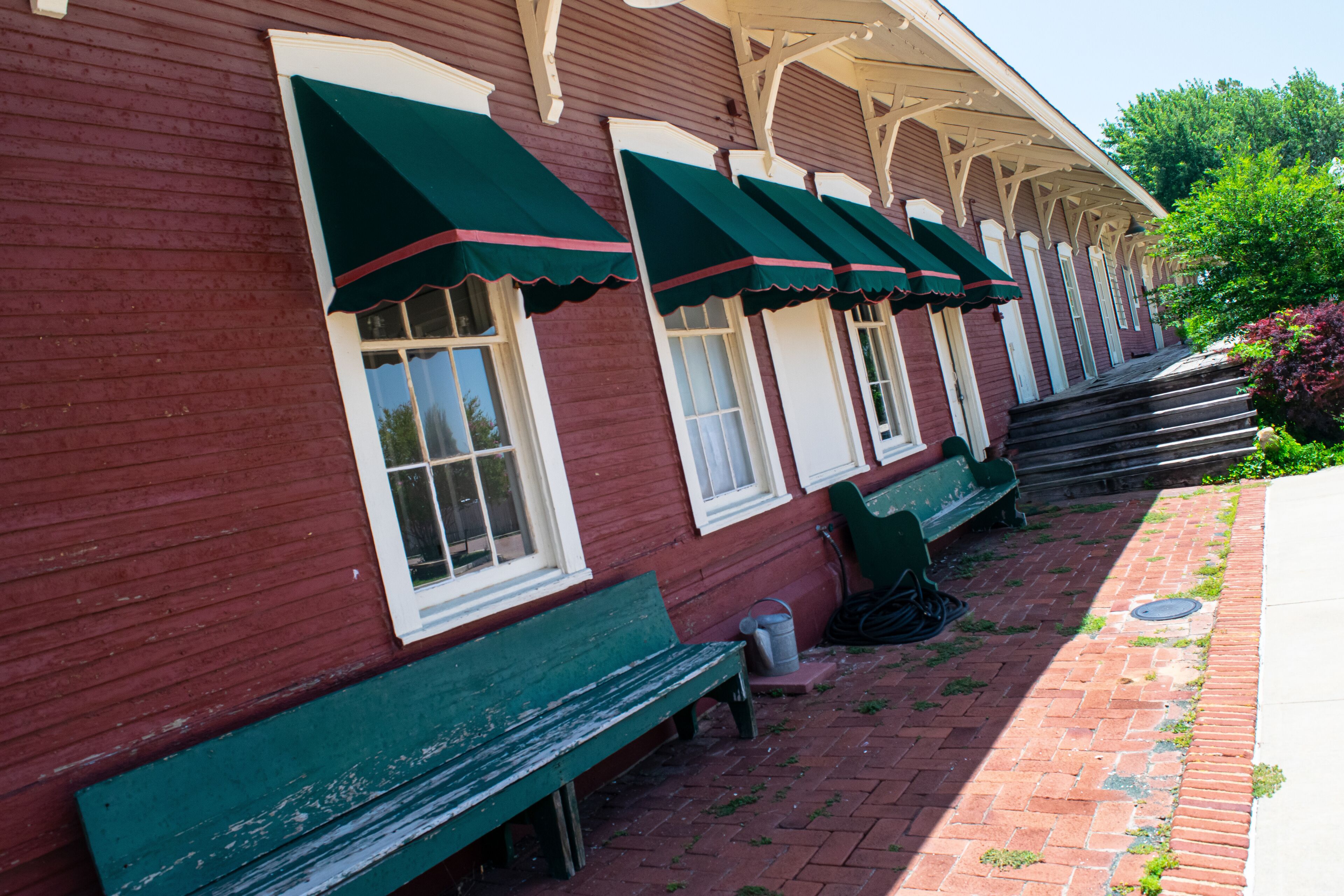 Eisenbahnstation in Pauls Valley Oklahoma