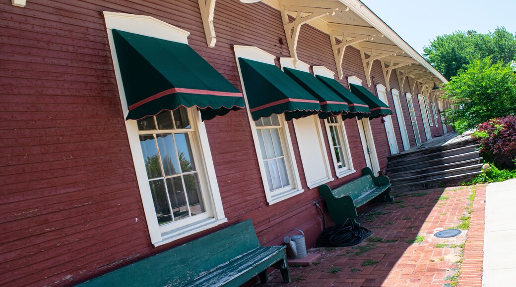 Eisenbahnstation in Pauls Valley Oklahoma