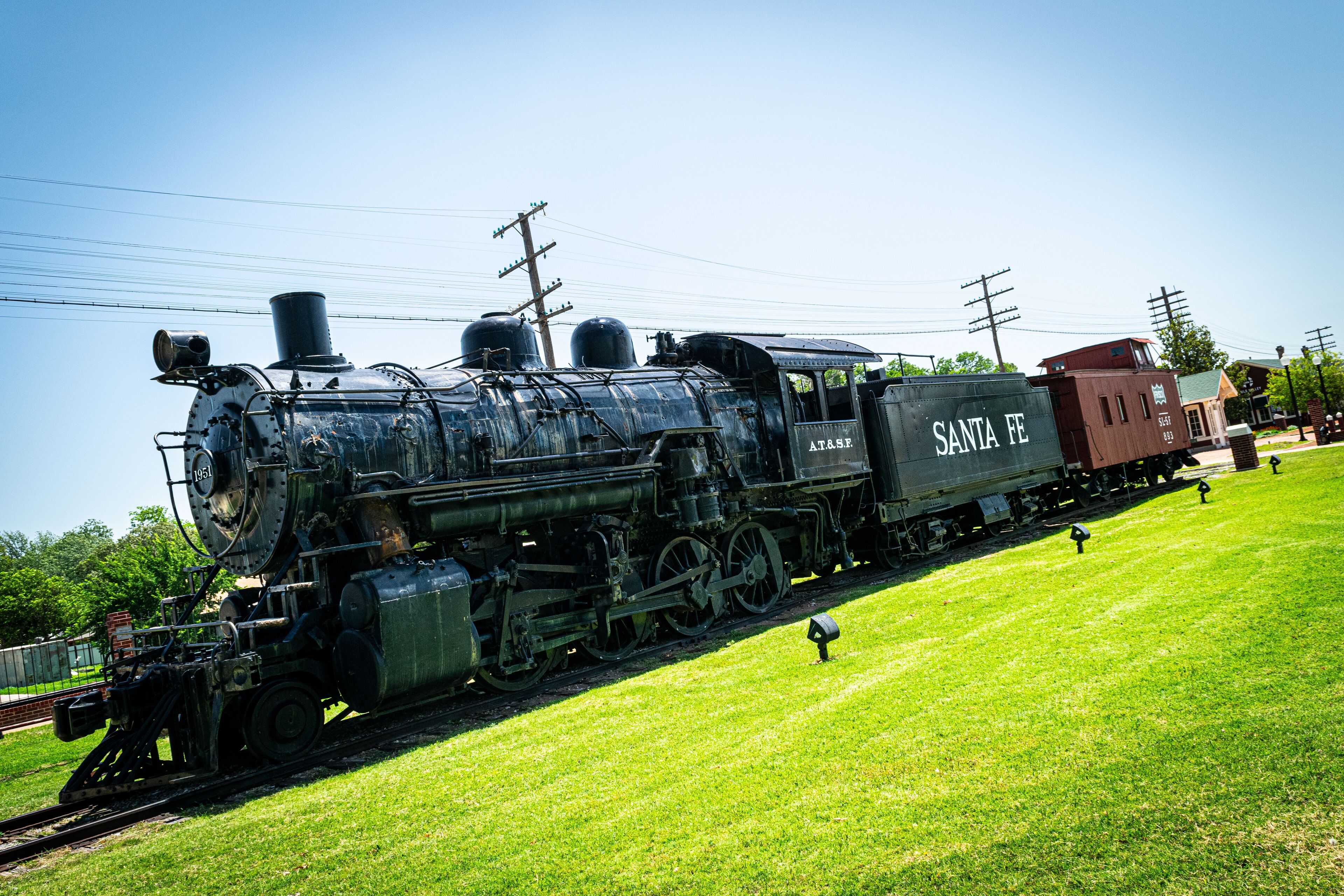 Eisenbahnstation in Pauls Valley Oklahoma
