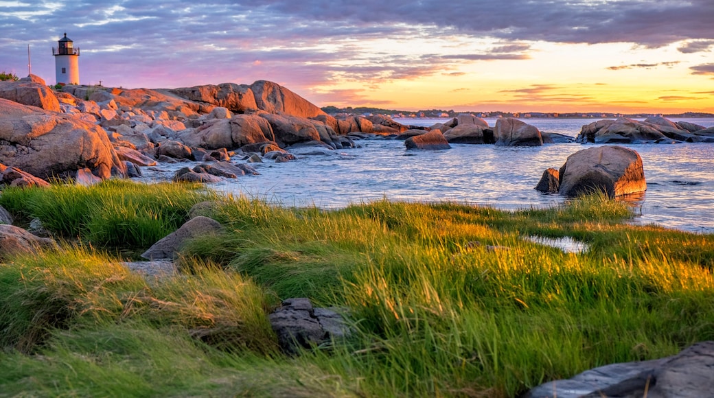 Annisquam Lighthouse, Gloucester, Massachusetts, USA.