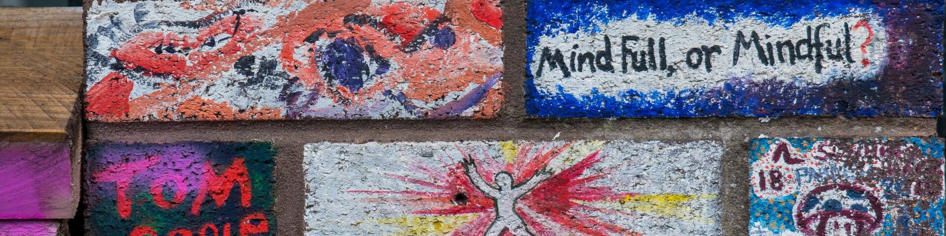 Graffitti wall in Stokes Croft, Bristol