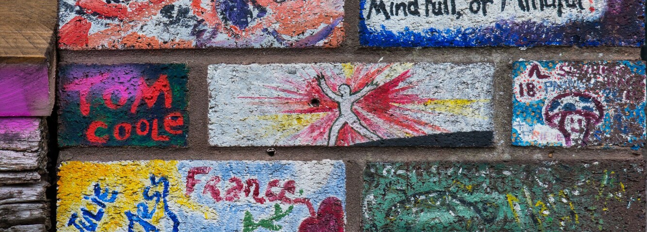 Graffitti wall in Stokes Croft, Bristol