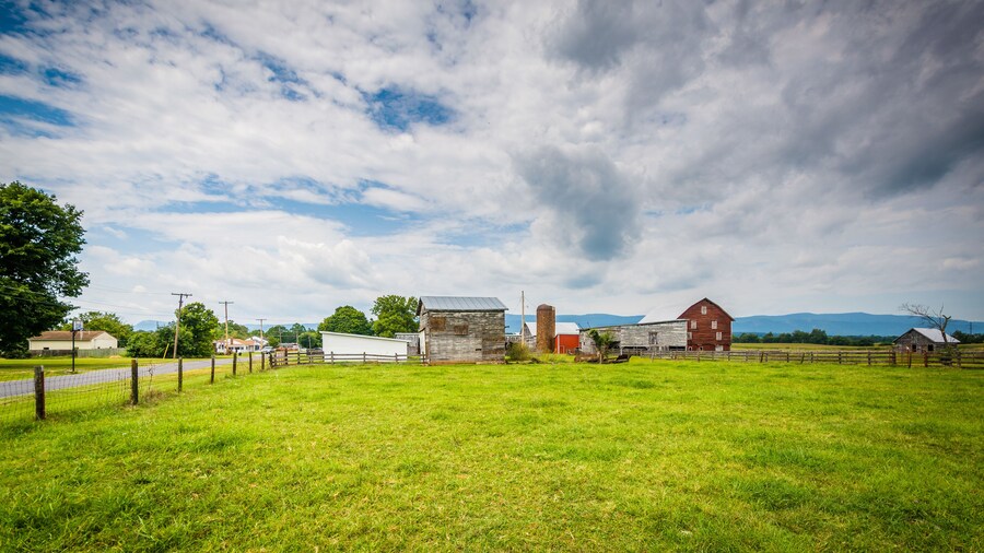 Farm in Elkton, in the rural Shenandoah Valley of Virginia.