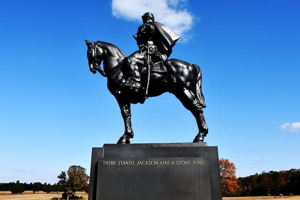 Stonewall Jackson statue at Manassas Battlefield Park