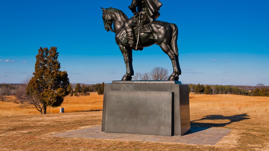 Photo of Stonewall Jackson Monument, Manassas National Battlefield Park, Virginia USA