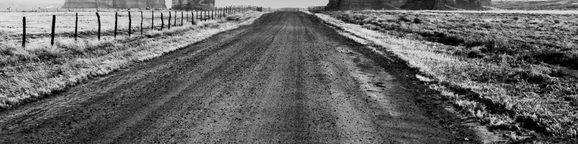 Monument Rocks, a nationally chalk formation, one of Kansas's Eight Wonders