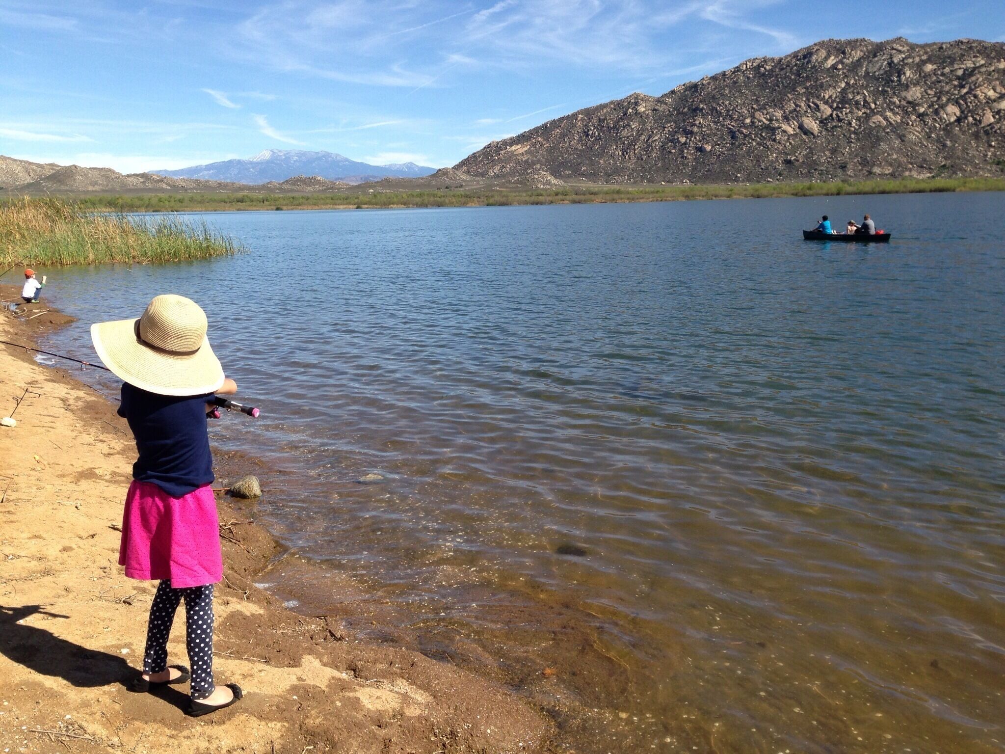 Great place to camp or just spend a day fishing. You can fish on the shore or rent a boat for the day. 