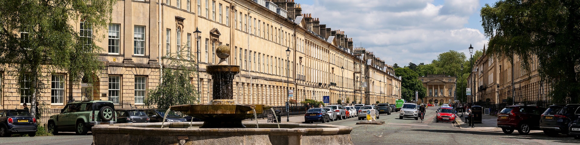 Bathwick, Great Pulteney street in Bath, England UK May 30 2024