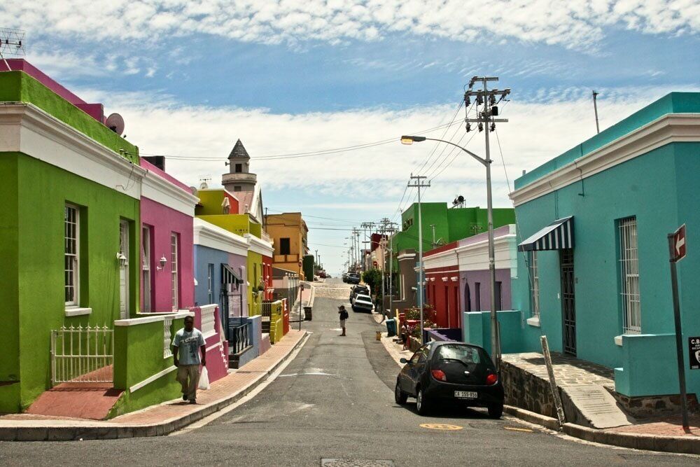 The Bo Kaap aka the Malay quarters sits at the base of signal hill in Cape Town. Besides the gorgeous coloured houses it’s the best place to buy spices and samosas 