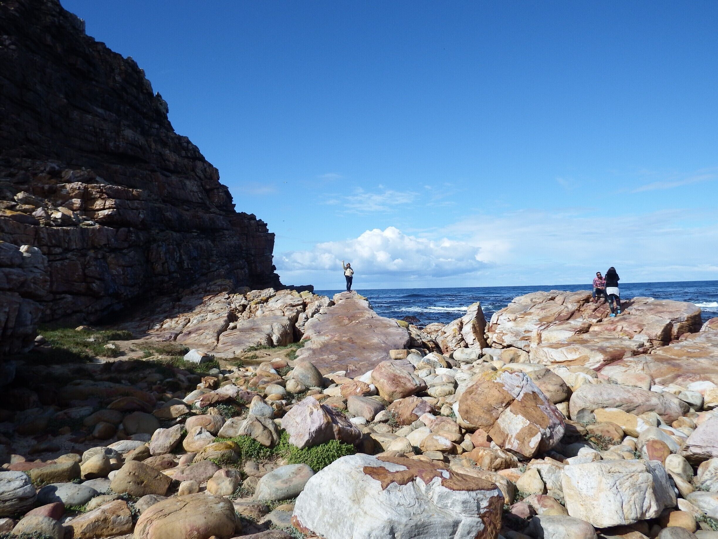 Cape of Good Hope, África do Sul. Local onde os primeiros navegadores portugueses Bartolomeu Dias e Vasco da Gama) contornaram para chegarem às Índias.