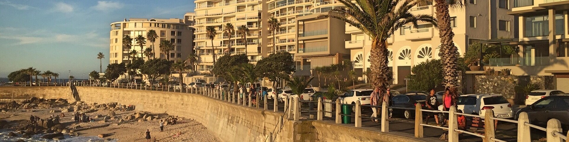 The boardwalk along Sea Point allows for great overlooks of the sea and little beaches. Scenic place for a stroll. #aboveitall #architecture #capetown