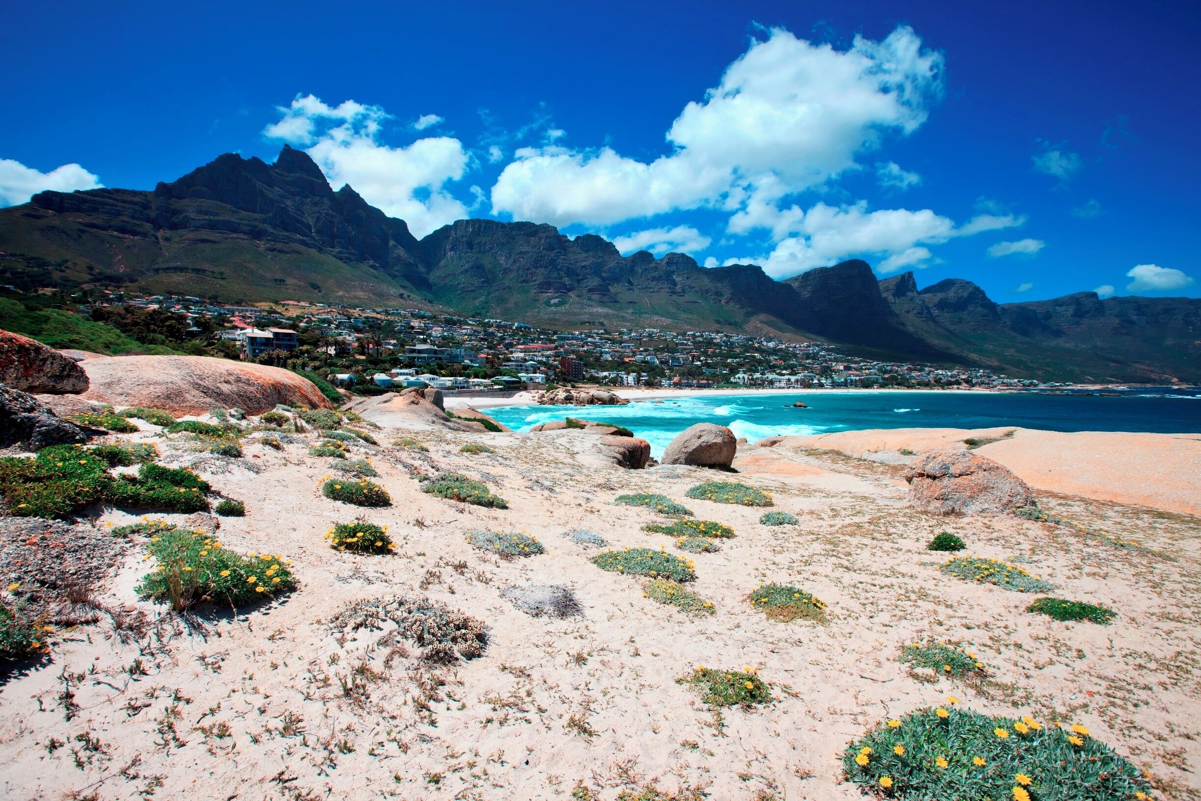 View to the beautiful Camps Bay Beach

Did you know that the mountain range above Camps Bay was known in Jan Van Riebeecks time as Gevelbergen or Gable Mountain. They were renamed the 12 Apostles by Sir Rufane Donkin when he was acting governor of the Cape in 1820.

#southafrica #campsbay #12apostles #panorama #capetown #SA

