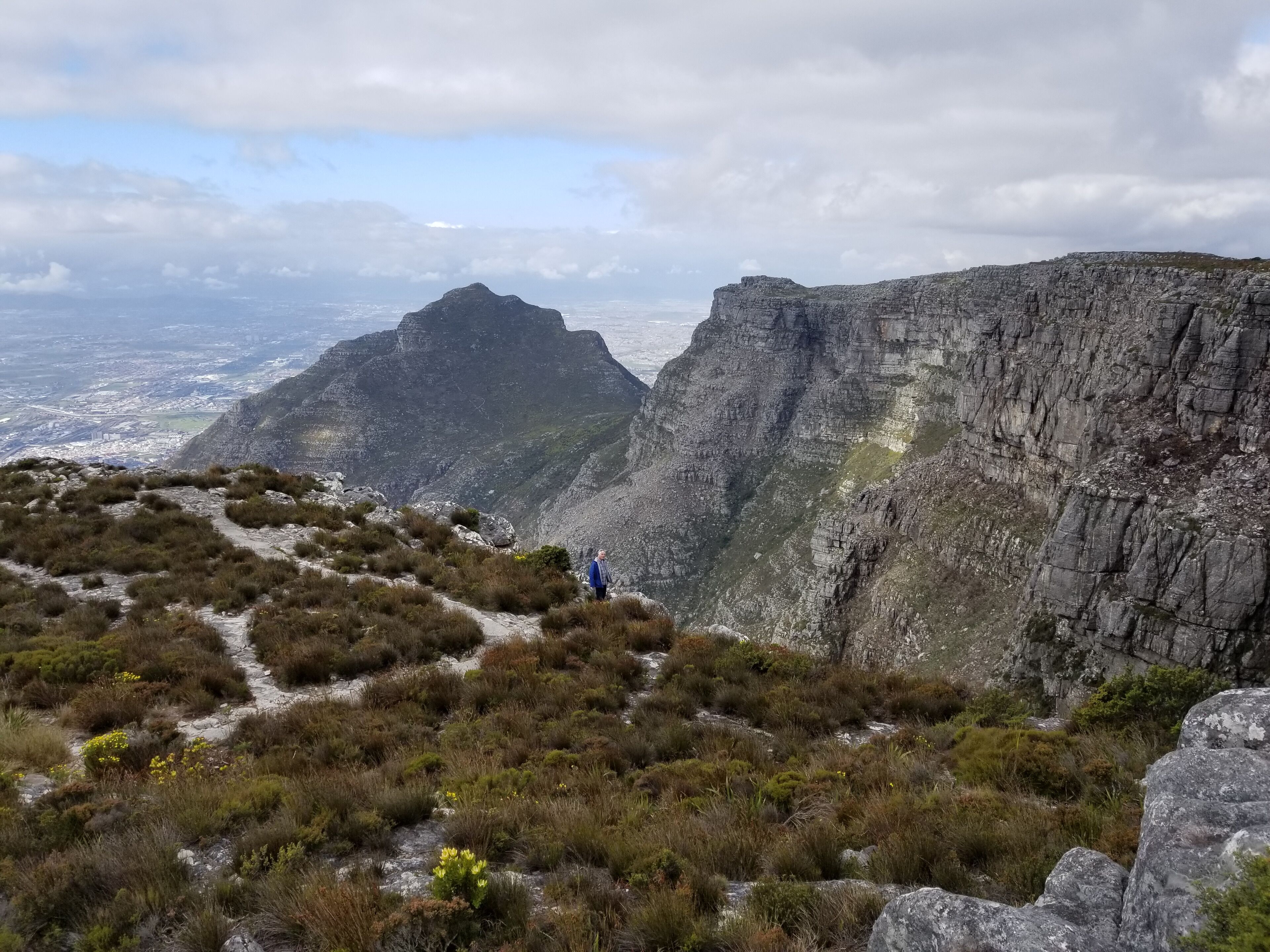 The top of Table Mountain. If there are no clouds the tablecloth) draped over Table Mountain, take advantage and visit Table Mountain immediately - the clouds can roll in quickly and they will not only obscure your view of Cape Town but they will make it hard to see very far on top of the mountain as well. Be on the lookout for dassies. They are fascinating to watch!

#Adventure
#TableMountain
#Africa
#trovember