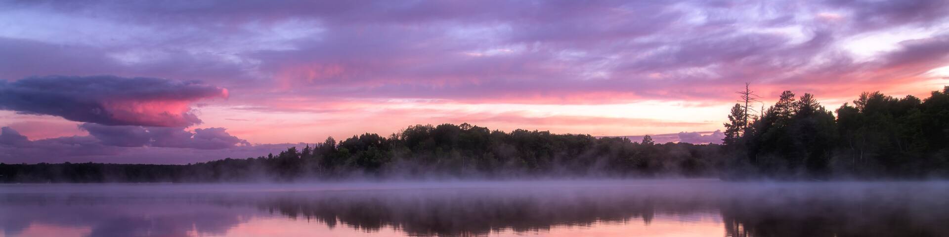 Fog on Hagerman Lake