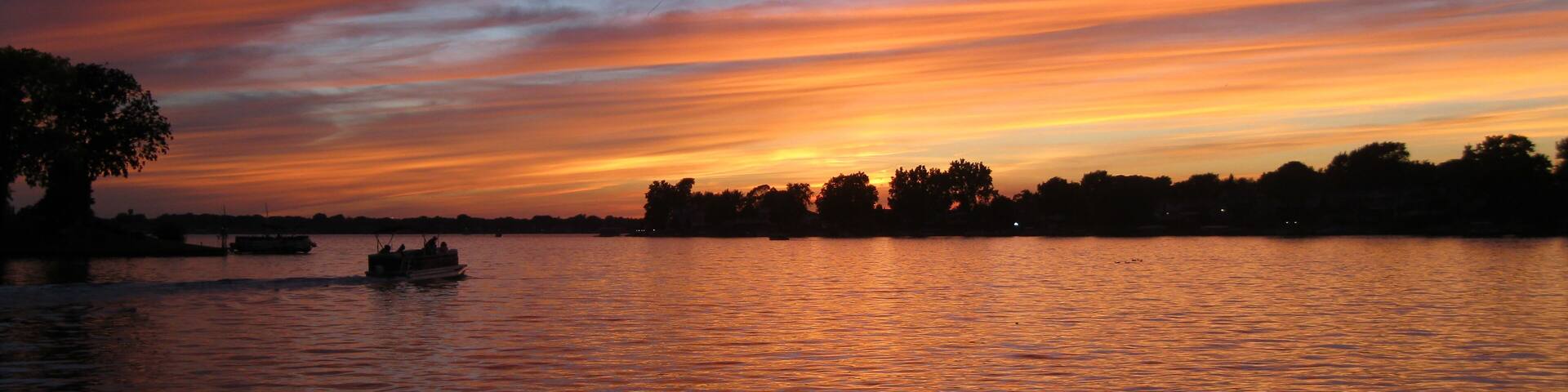 Majestic Sunset over Lake - Pure Michigan