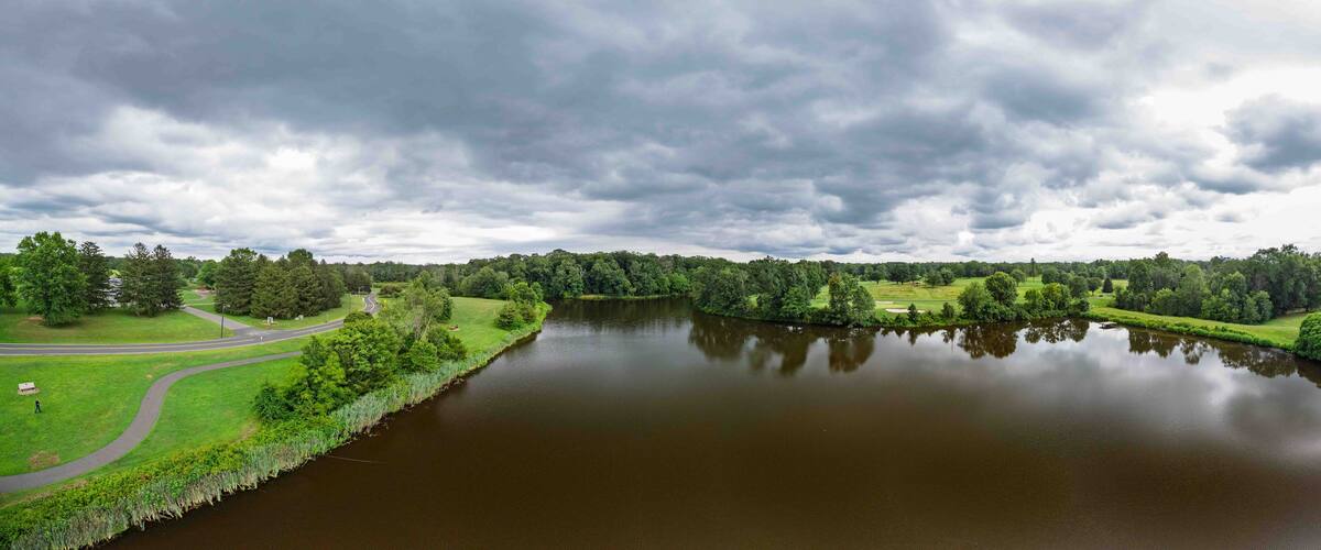 Panoramic View of Colonial Park and Spooky Brook Golf Course