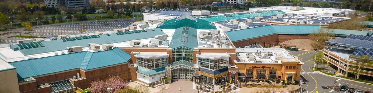 Aerial of Bridgewater New Jersey During Covid19 Pandemic