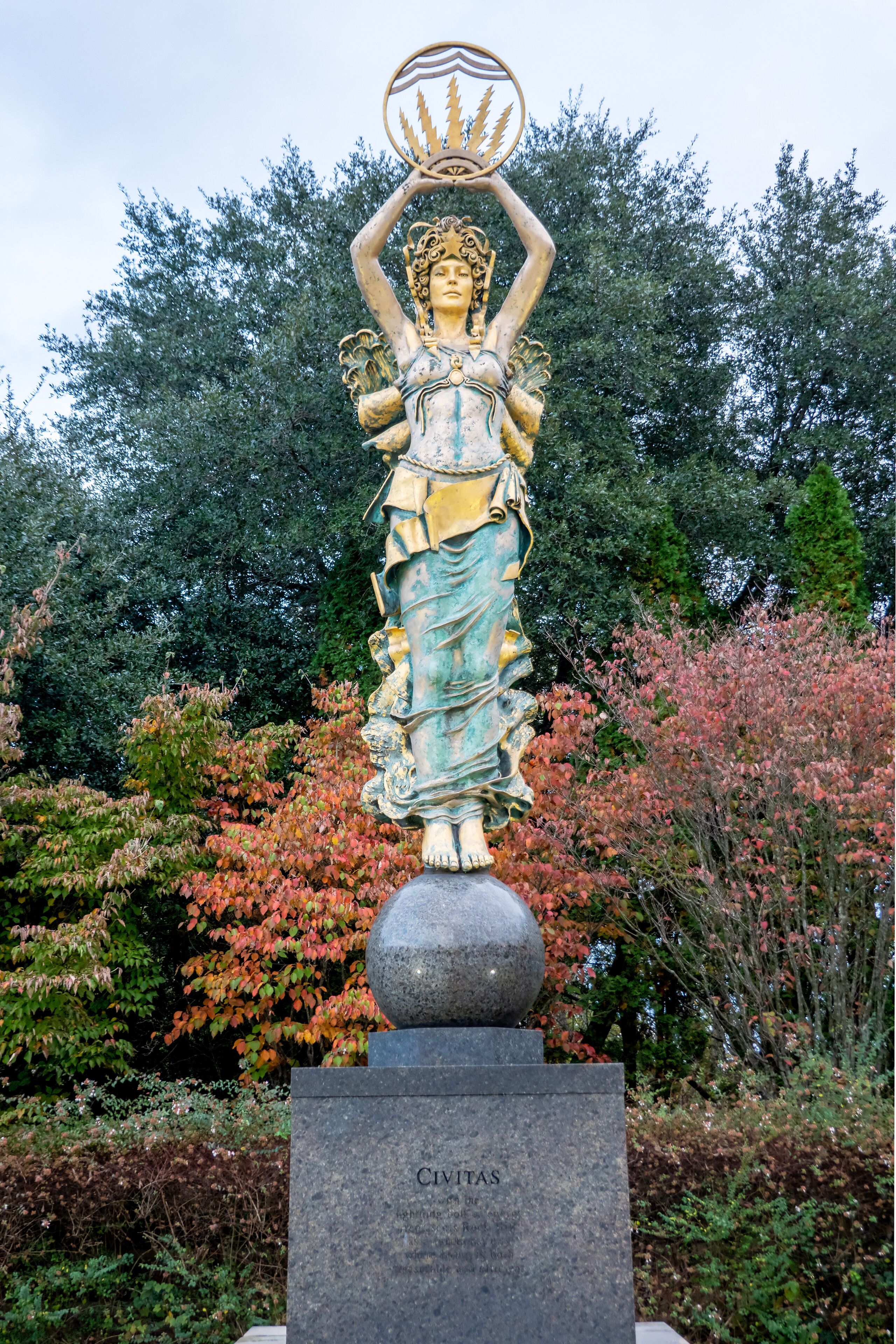 The Civitas statues are beautiful 22 foot-tall sculptures that stand at the intersection of Dave Lyle Blvd. and Gateway Blvd, and in the Rotunda of Rock Hill City Hall.