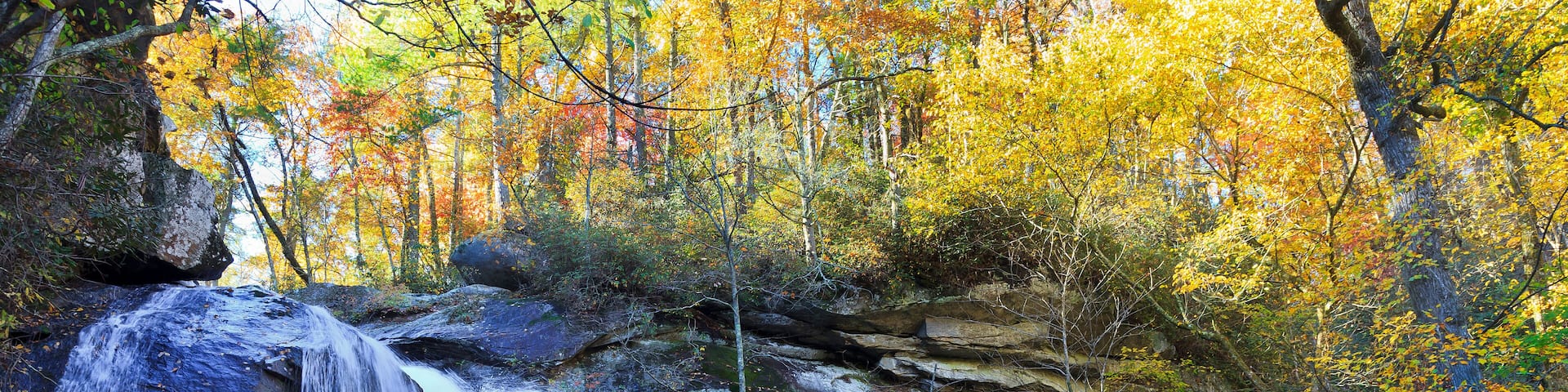 High Shoals Falls in South Mountains State Park