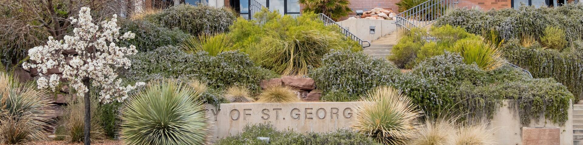Exterior view of the St George City Hall