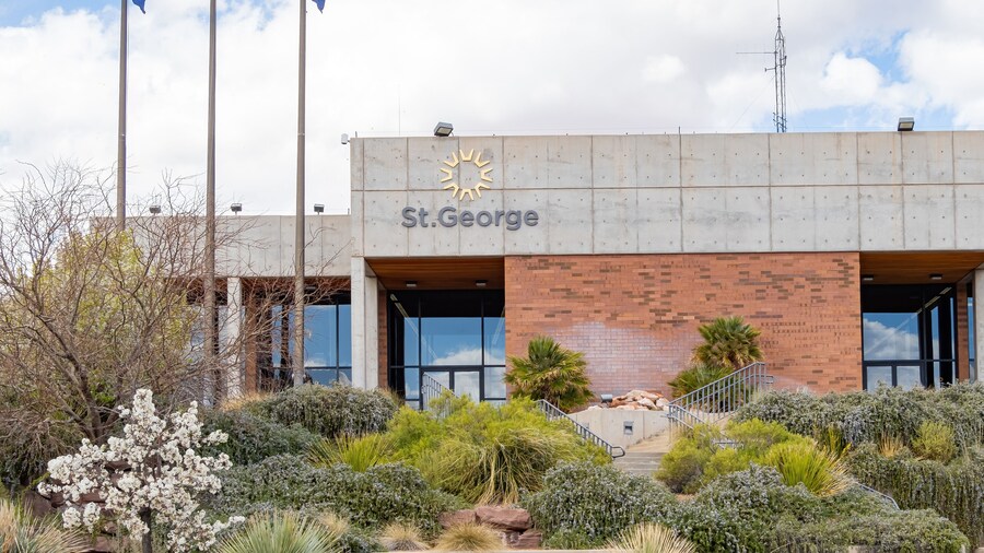 Exterior view of the St George City Hall